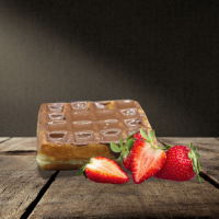 Waffle con Nutella y fresa