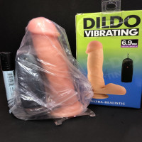 VIBRATING DILDO 6.9