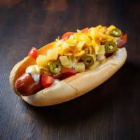 Hot dog hawaiano