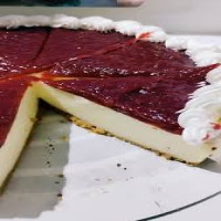 Pastel de queso con zarzamora